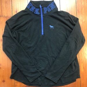 PINK Pull Over Quarter Zip